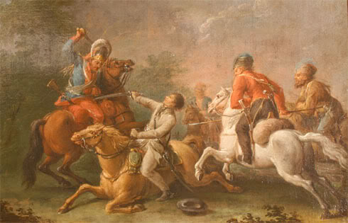 Пленение Т. Костюшко в сражение при Мацеевице 1794 г. (Jan Bogumil Plersch)