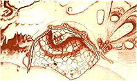 План бакинской крепости. План инженера X. Трузсона 2-го,  1796 г.