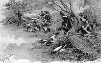Пехота Гранье (Granier) в бою под Ваприо (Vaprio). 1799