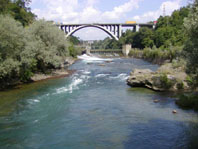 Вид реки Адда в районе Кассано