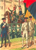 Униформа французской армии 1767-1786 гг.