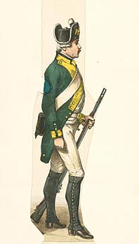 Пруссия. Рядовой батальона ф. Дибича №10 - 1792 - Füsilier. Bat v. Diebitsch №10
