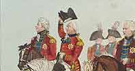 Король Георг IV, Король Георг III и Герцог Йорк - King George IV; King George III; Frederick, Duke of York and Albany. National Portrait Gallery. London