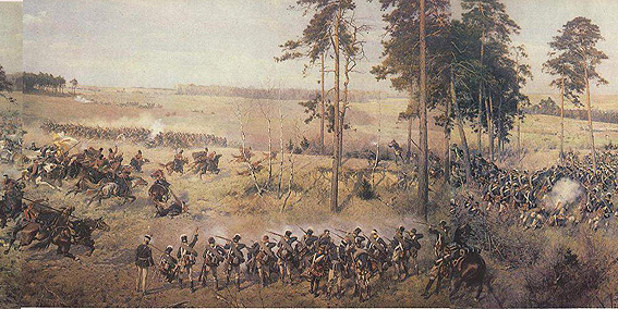 Сражение под Рацлавицами 4 апреля 1794 года (Raclawice Panorama 1894)