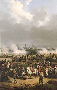 Дюмурье при взятии крепости Бреды 23.02.1793 Dumouriez besieges Breda