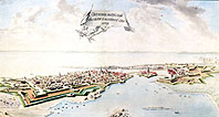Вид на Выборгский залив. 1780 г.
