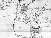 План сражения у Бузулукской крепости 14 февраля 1774 г.