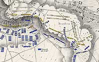 Карта сражение при Жемаппе (6.11.1792) Bataille de Jemmapes