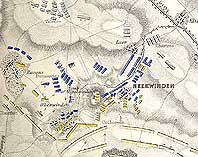 Карта сражения при Нервиндене (18.03.1793) Bataille de Neerwinden