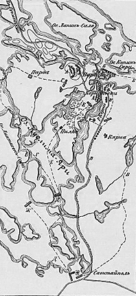 План сражения при Пардакосках 18 Апреля 1790 г.
