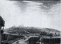 Вид города Пенцы в 1767 г.