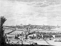 Вид города Саранска в 1767 г.