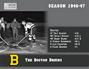 1946/47. Boston Bruins. Coleco players