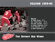 1959/60. Detroit Red Wings. Coleco players