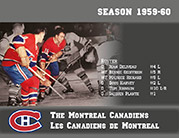 1959/60. Montreal Canadiens. Coleco players