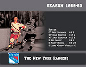 1959/60. New York Rangers. Coleco players