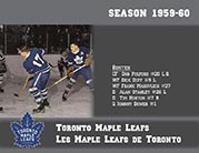 1959/60. Toronto Maple Leafs. Coleco players