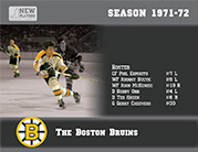 1971/72 Boston Bruins. Coleco players