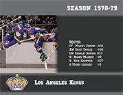 1978/79. Los Angeles Kings. Coleco players