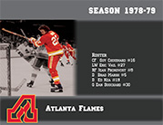 1978/79. Atlanta Flames. Coleco players