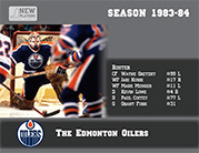 1983/84 Edmonton Oilers. Coleco players