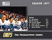 Slap Shot 1977. Charlestown Chiefs team 1977. Coleco players