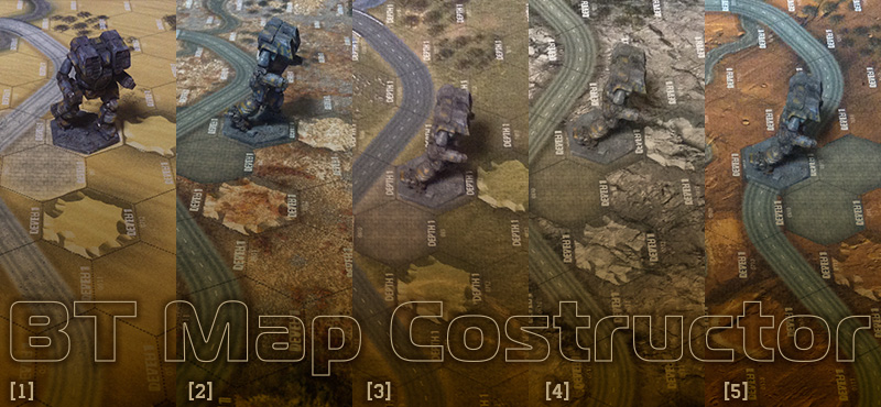 BattleTech Maps Constructor. Custom Wargame terrain