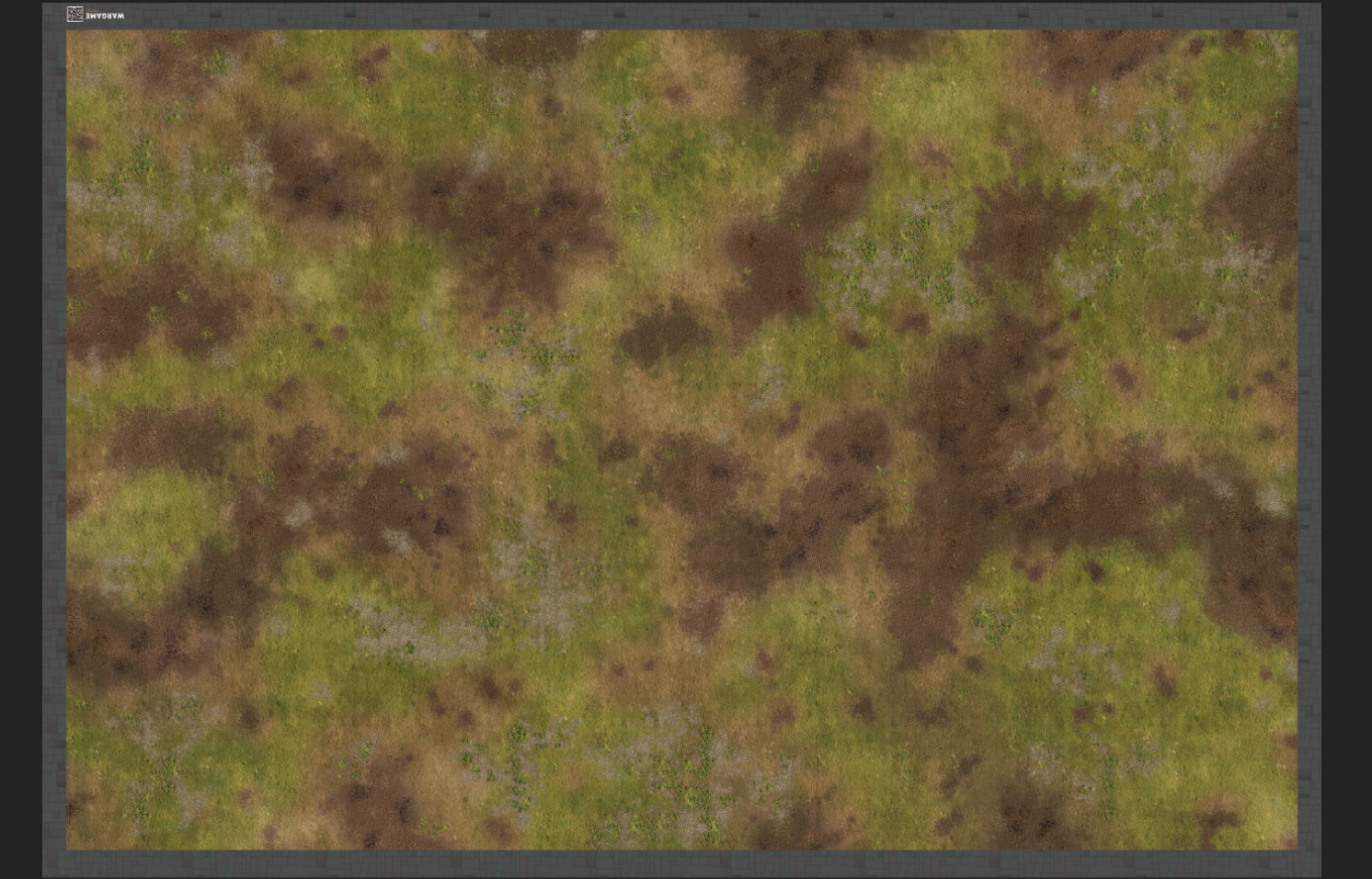 Grass plain 019. Printable file the Battle mat for Wargames or RPG