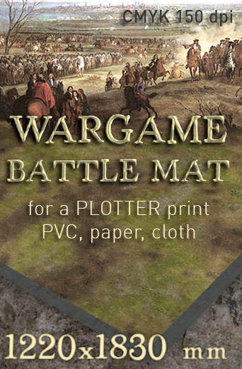 Wargame Battlemat 019 Battleboard image grass plain