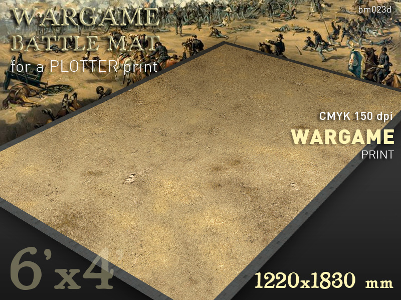 Battlemat (bm023d) "Wasteland" 6x4
