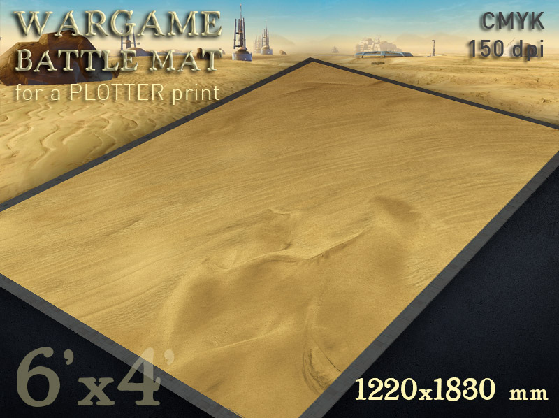 The Battlemat (063) Desert plain Sahara