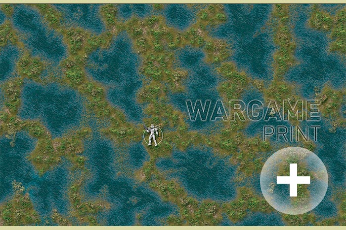 Battlemat (bm118) "The Swamp" Battlemat (bm118) "The Swamp"