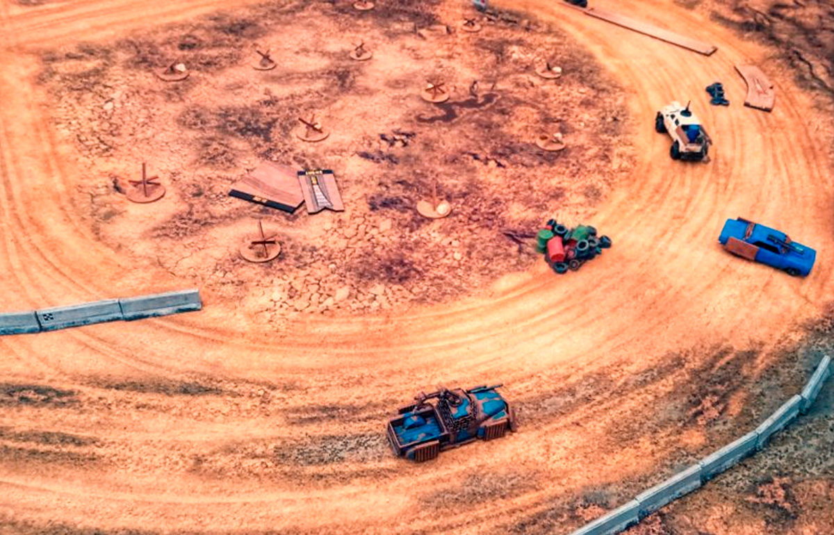 Racing Battle mat 'Gaslands' (gl002) 6x4ft Racing Battle mat 'Gaslands' (gl002) 6x4ft