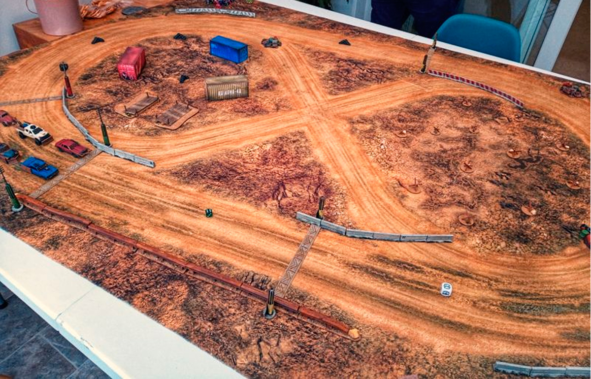 Racing Battle mat 'Gaslands' (gl002) 6x4ft Racing Battle mat 'Gaslands' (gl002) 6x4ft