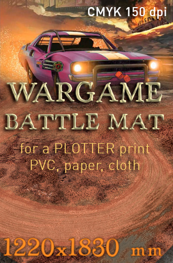 Racing Battle mat 'Gaslands' (gl002)