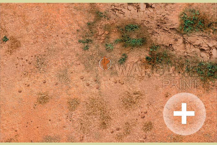 Aerial Battlemat 'Prairies, Wild West' (am006) Aerial Battlemat 'Prairies, Wild West' (am006)