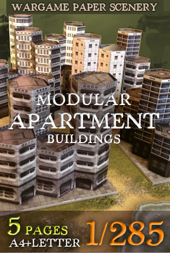 Modular Apartment Buildings set 1/285 Battletech