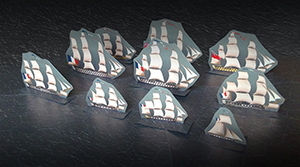 Your Fleet 1775-1815. A sail warships's double-sided flat �ounters collection