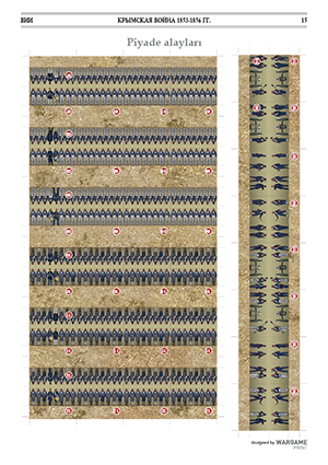 Eastern war 1853-1856. Historical wargame. The Troops
