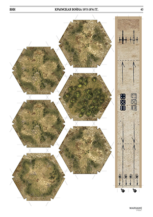 Eastern war 1853-1856. Historical wargame. Terrain