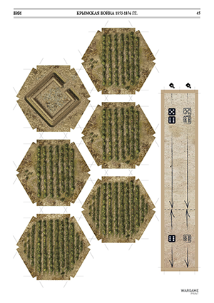 Eastern war 1853-1856. Historical wargame. Terrain