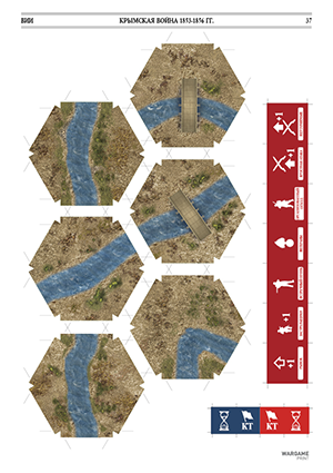 Eastern war 1853-1856. Historical wargame. Terrain