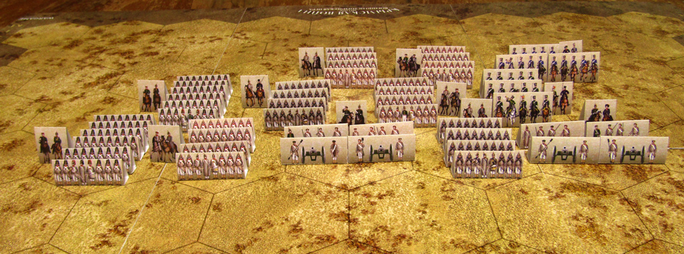 Eastern war 1853-1856. Historical wargame. Russian troops