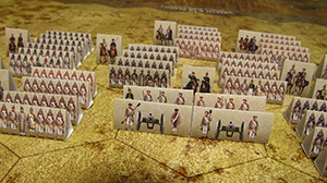 Eastern war 1853-1856. Historical wargame. Russian troops