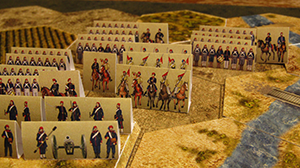 Eastern war 1853-1856. Historical wargame. Ottomans troops