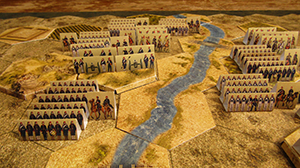 Eastern war 1853-1856. Historical wargame. Ottomans troops