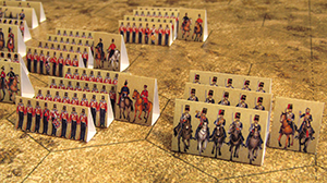 Eastern war 1853-1856. Historical wargame. British troops