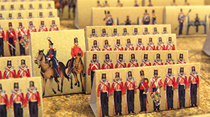 Eastern war 1853-1856. Historical wargame. British troops