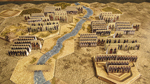 Eastern war 1853-1856. Historical wargame. Terrain