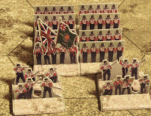 Just Paper Battles Crimea - British troops (10mm) 1854 Alma